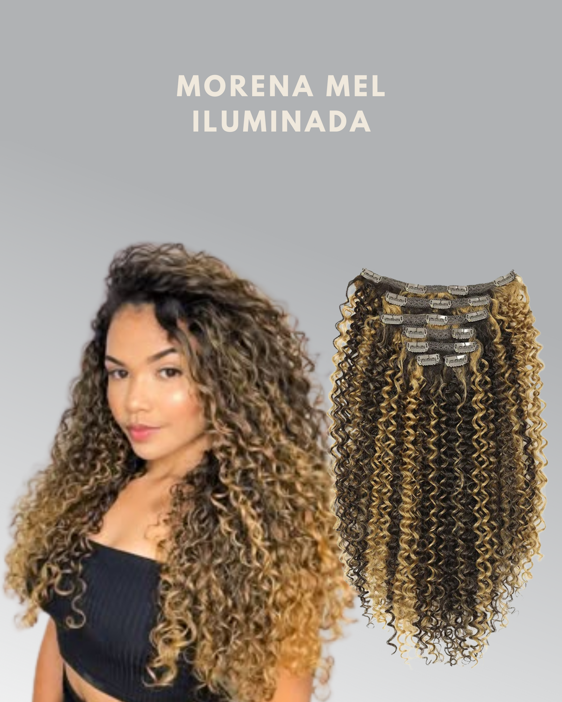 Clip-In Curly Fio BioHumanizado™ | 7 telas