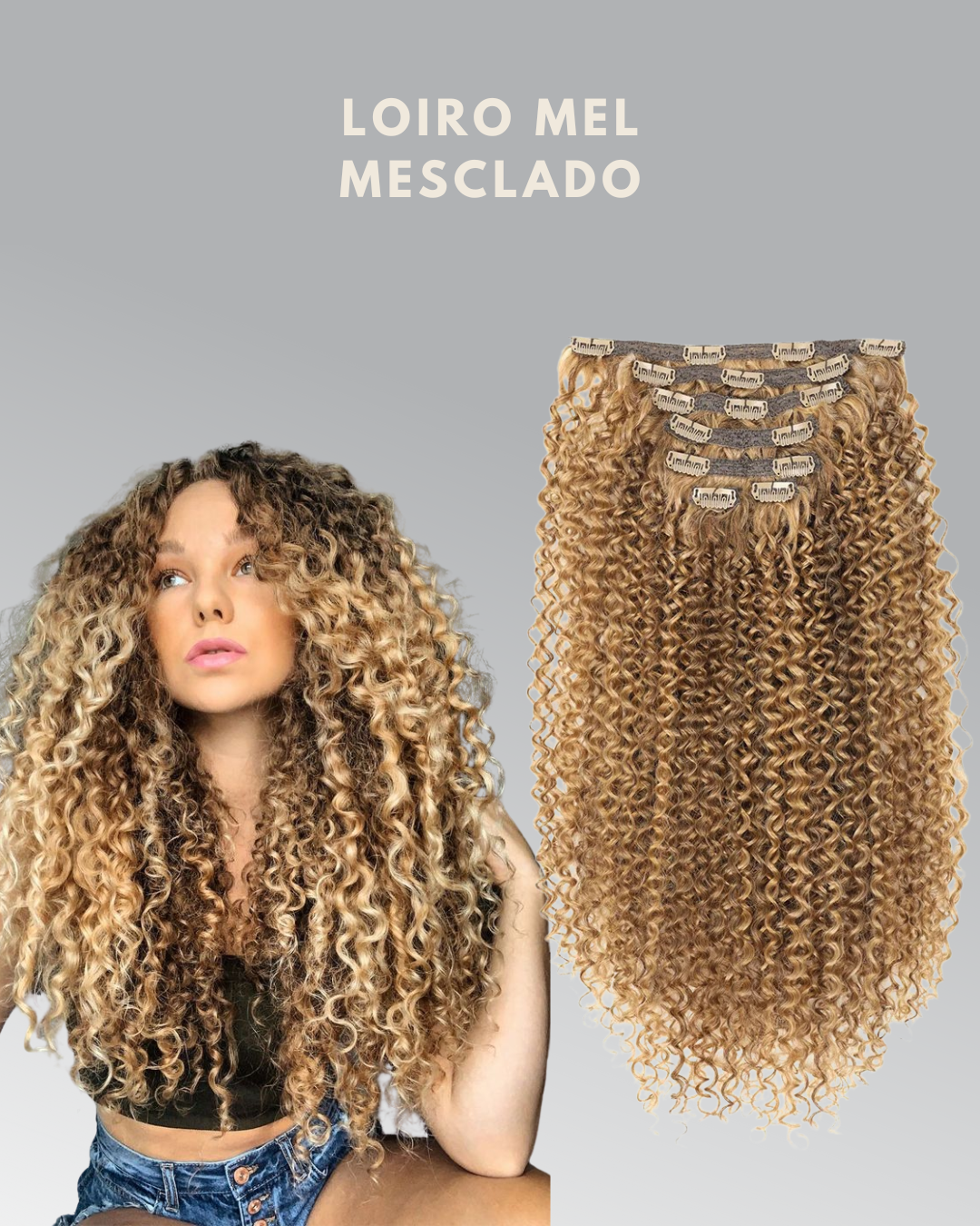Clip-In Curly Fio BioHumanizado™ | 7 telas