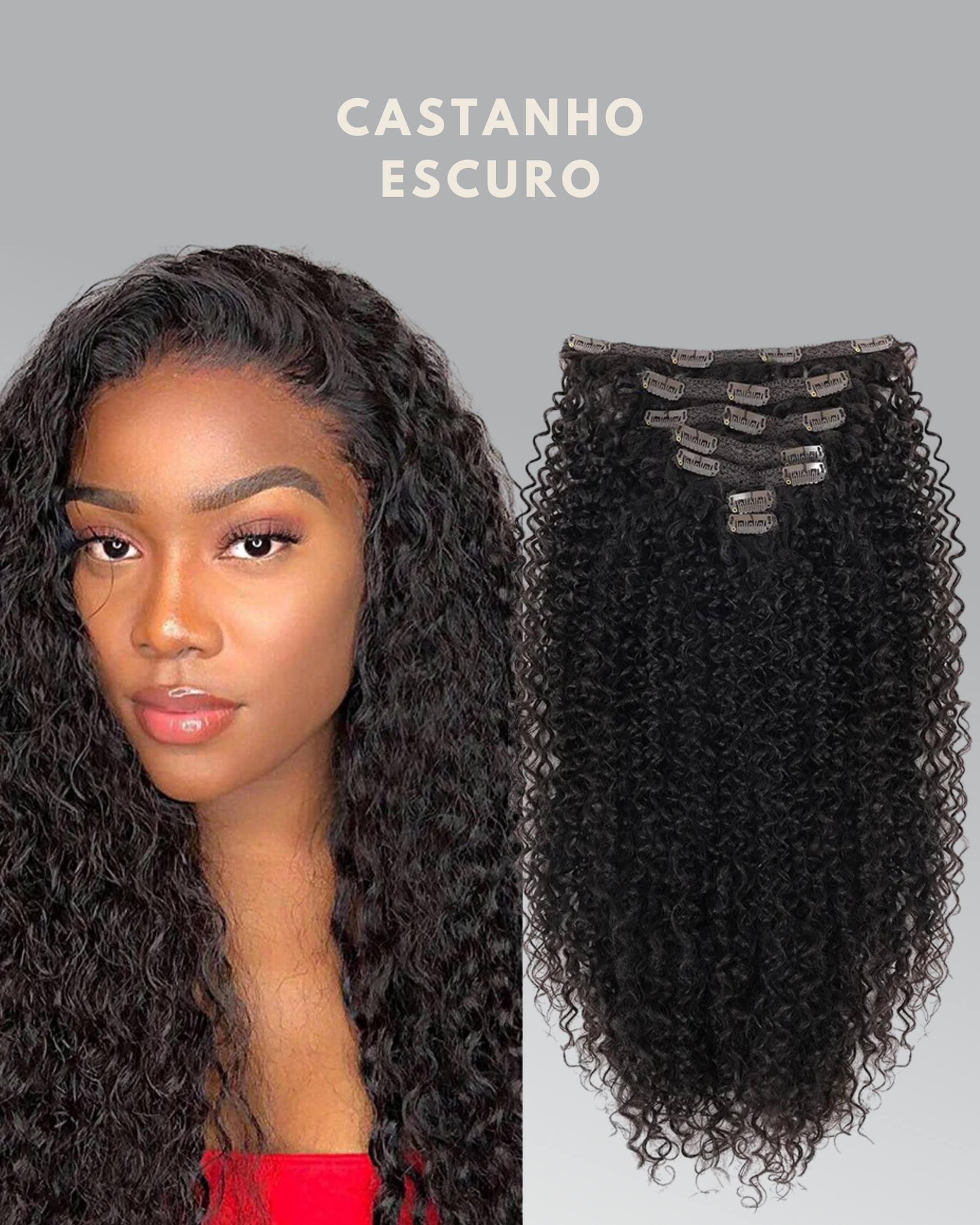 Clip-In Curly Fio BioHumanizado™ | 7 telas