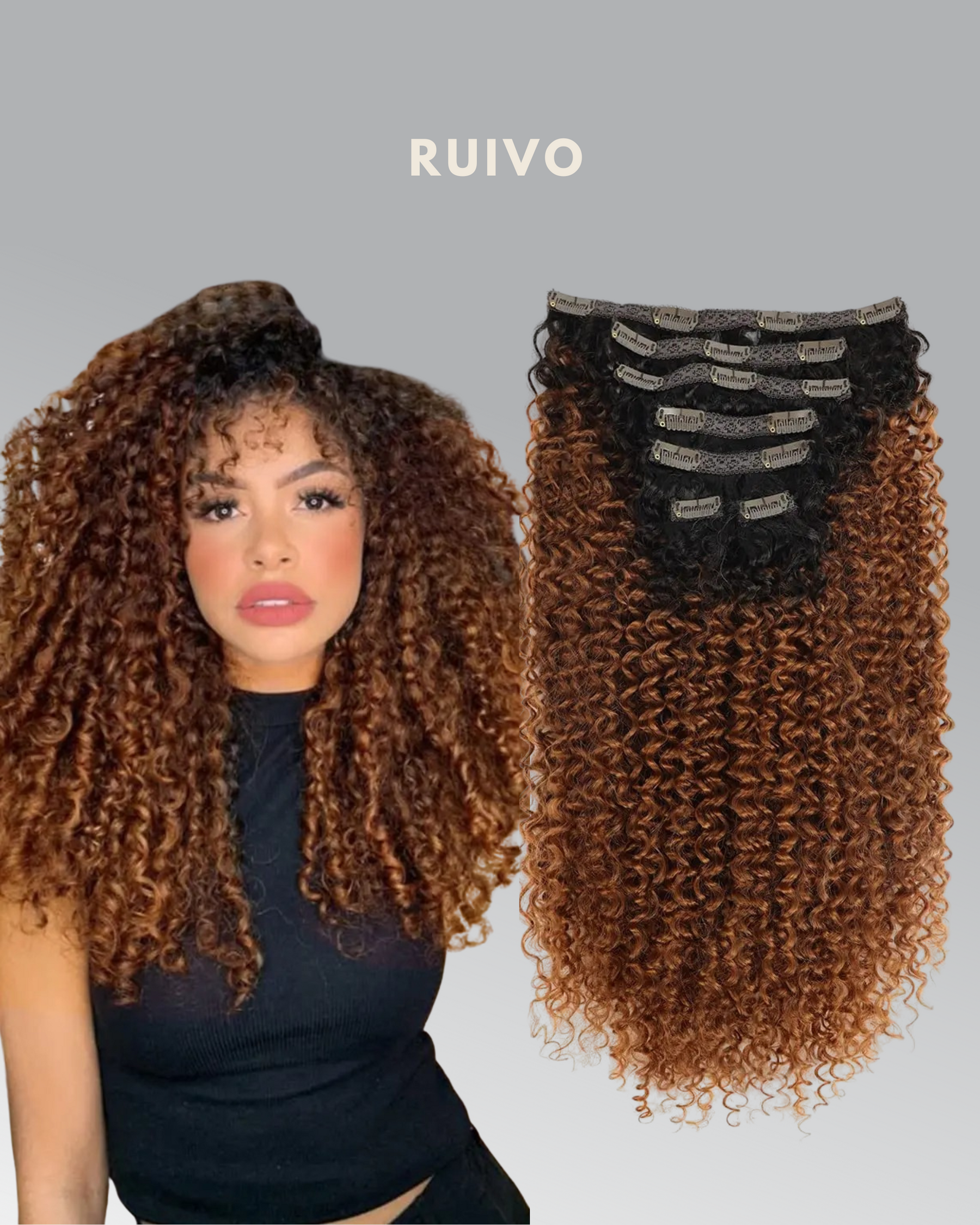 Clip-In Curly Fio BioHumanizado™ | 7 telas