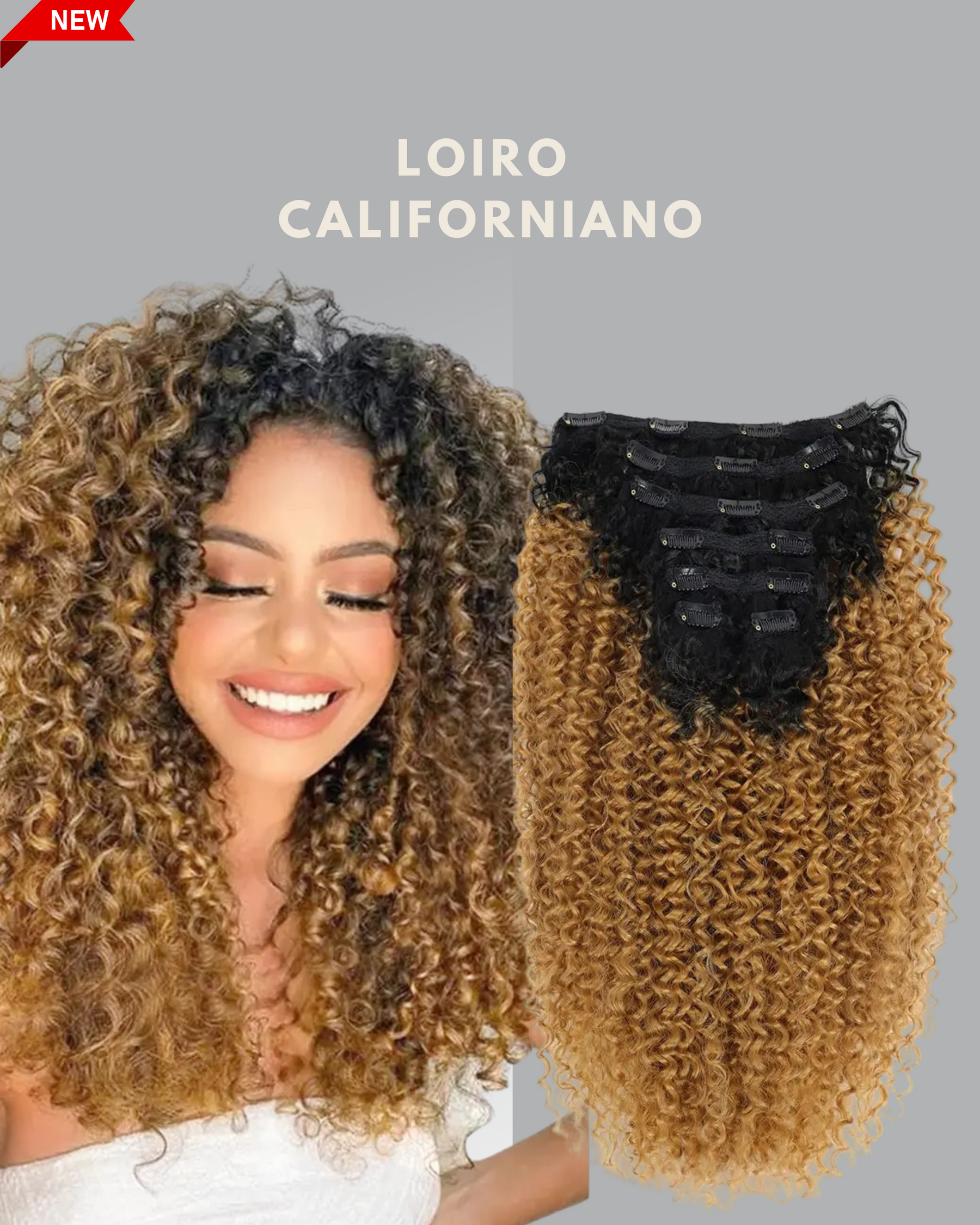 Clip-In Curly Fio BioHumanizado™ | 7 telas