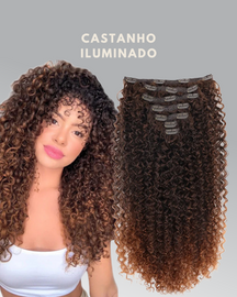 Clip-In Curly Fio BioHumanizado™ | 7 telas